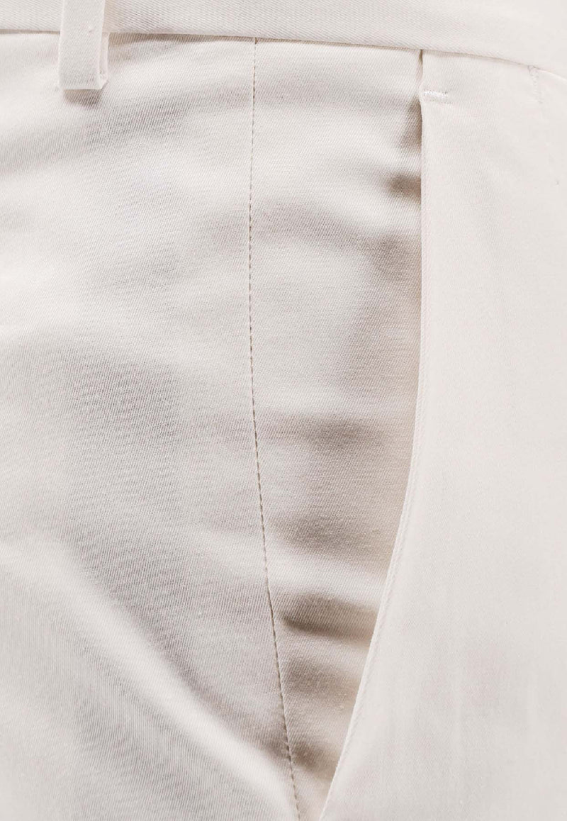 Hugo Boss Silk-Blend Pants White 50545652118_OPEN WHITE_30010116