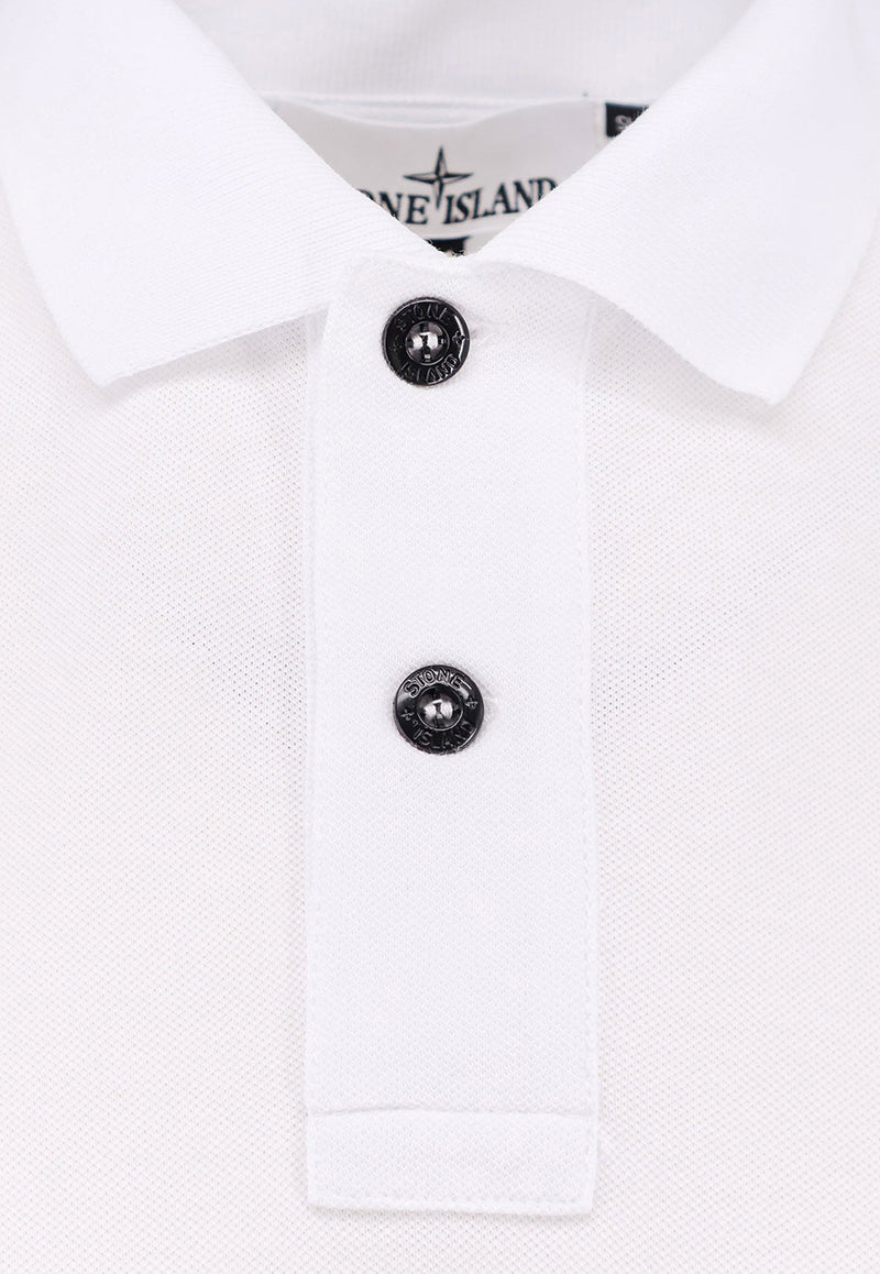 Stone Island Logo Patch Polo T-shirt White K2S152200005S0017V1001_White_29847713