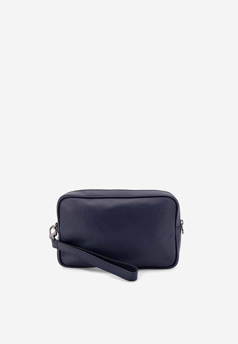 Kiton Ciro Paone Zip Leather Clutch Blue UBA0011N0126902BLU_Blue_29842807