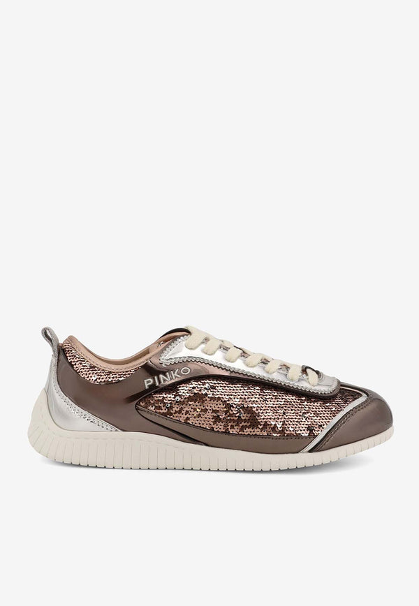 PINKO Reby Low-Top Sneakers Brown SS0123T046L15_Brown_29838853