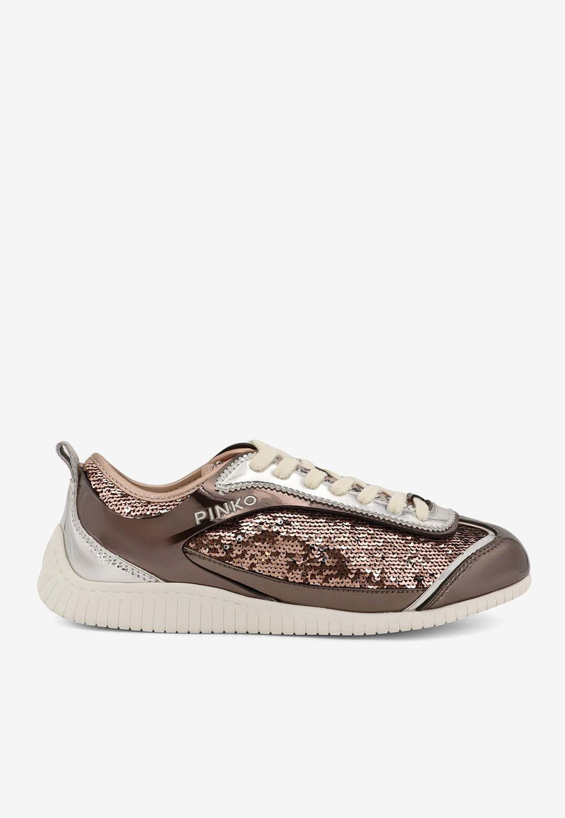 PINKO Reby Low-Top Sneakers Brown SS0123T046L15_Brown_29838853