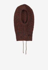 MM6 Maison Margiela Numeric Distressed Wool  Balaclava Brown SH2TB0005M13174961_Grey_29846049