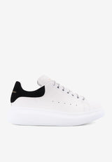 Alexander McQueen Oversize Leather Lace-Up Sneakers White 553770WIAIH9061_White_29857122