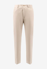 Hugo Boss Silk-Blend Pants Beige 50545652255_Beige_30010115