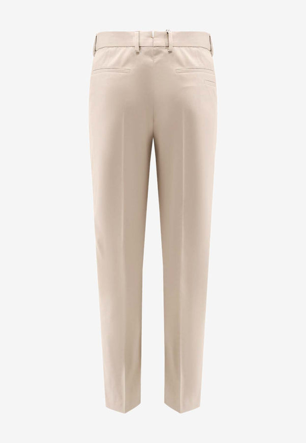 Hugo Boss Silk-Blend Pants Beige 50545652255_Beige_30010115
