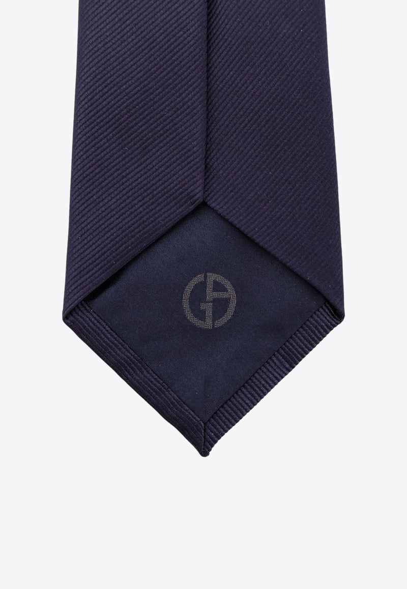 Giorgio Armani Essential Silk Tie Blue 3600543R90100036_Blue_29839436
