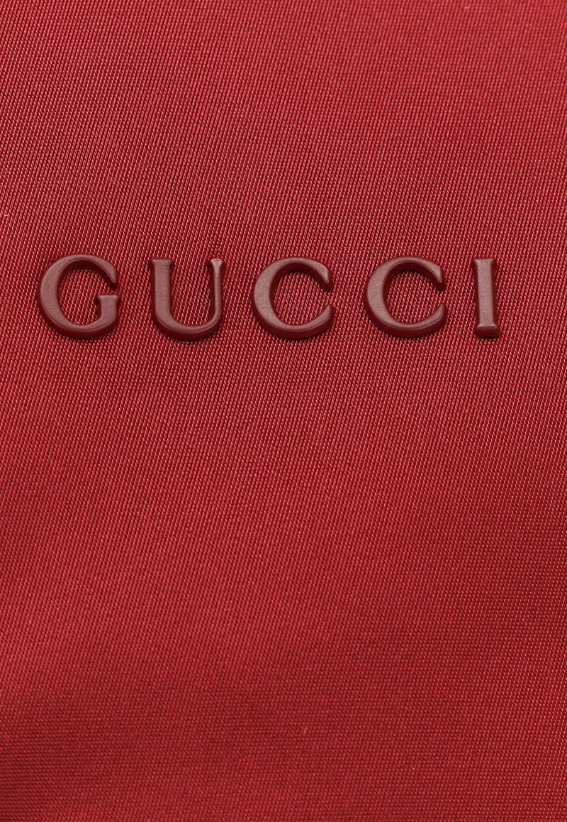 Gucci Embossed Logo Satin Bomber Jacket Red 823418ZAADM6052_ROSSO ANCORA_29854014