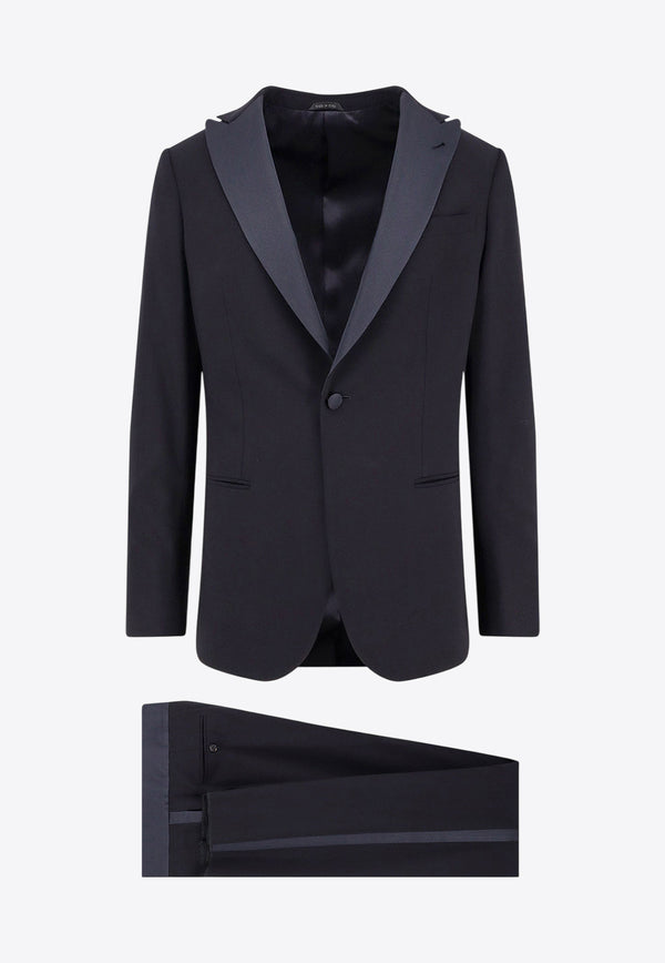 Giorgio Armani Soho Wool Tuxedo Suit Blue GM000706TE10043UB109_Blue_29845356