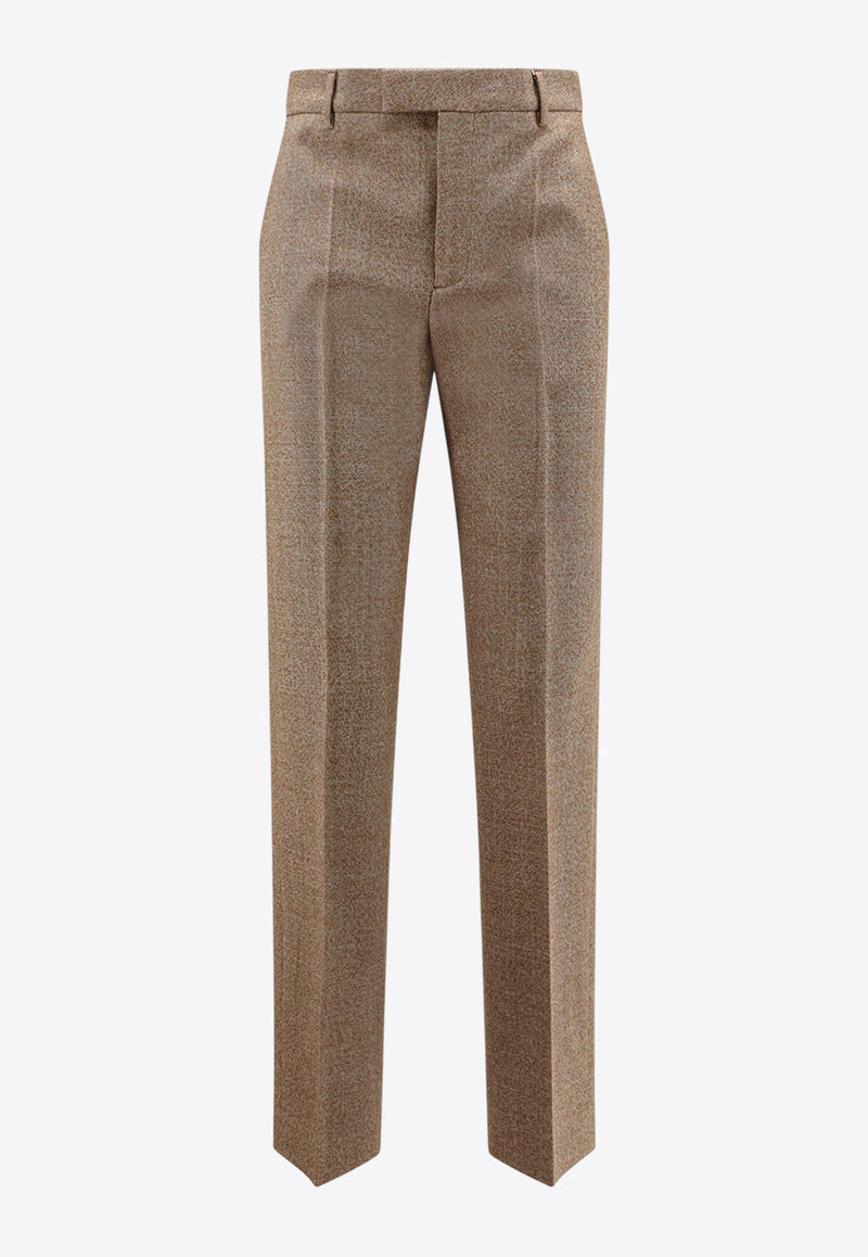 MM6 Maison Margiela Wool Tailored Pants Beige  S62KB0252M35687137M_Beige/White_30005033