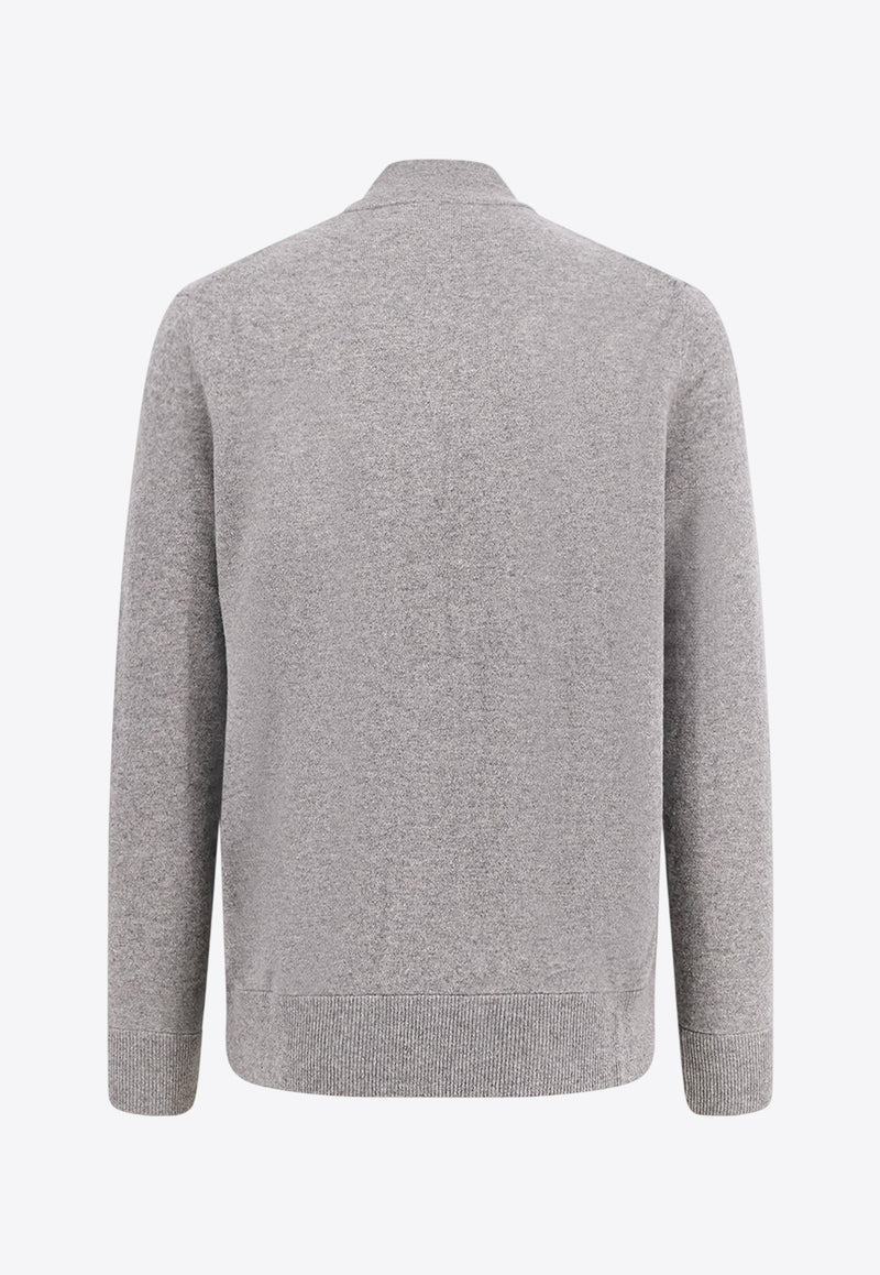 Polo Ralph Lauren Zip-Up Wool Cardigan Gray 710974149002_FAWN GREY HEATHER_29843397