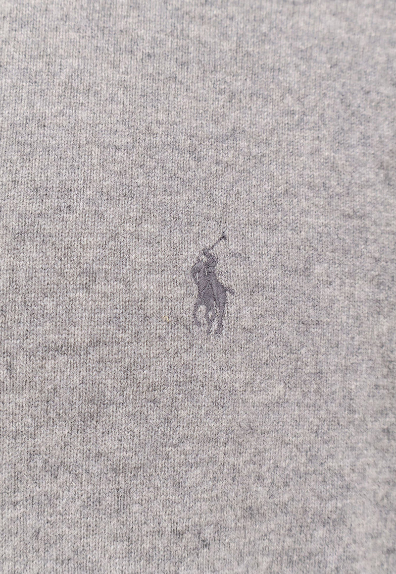 Polo Ralph Lauren Zip-Up Wool Cardigan Gray 710974149002_FAWN GREY HEATHER_29843397