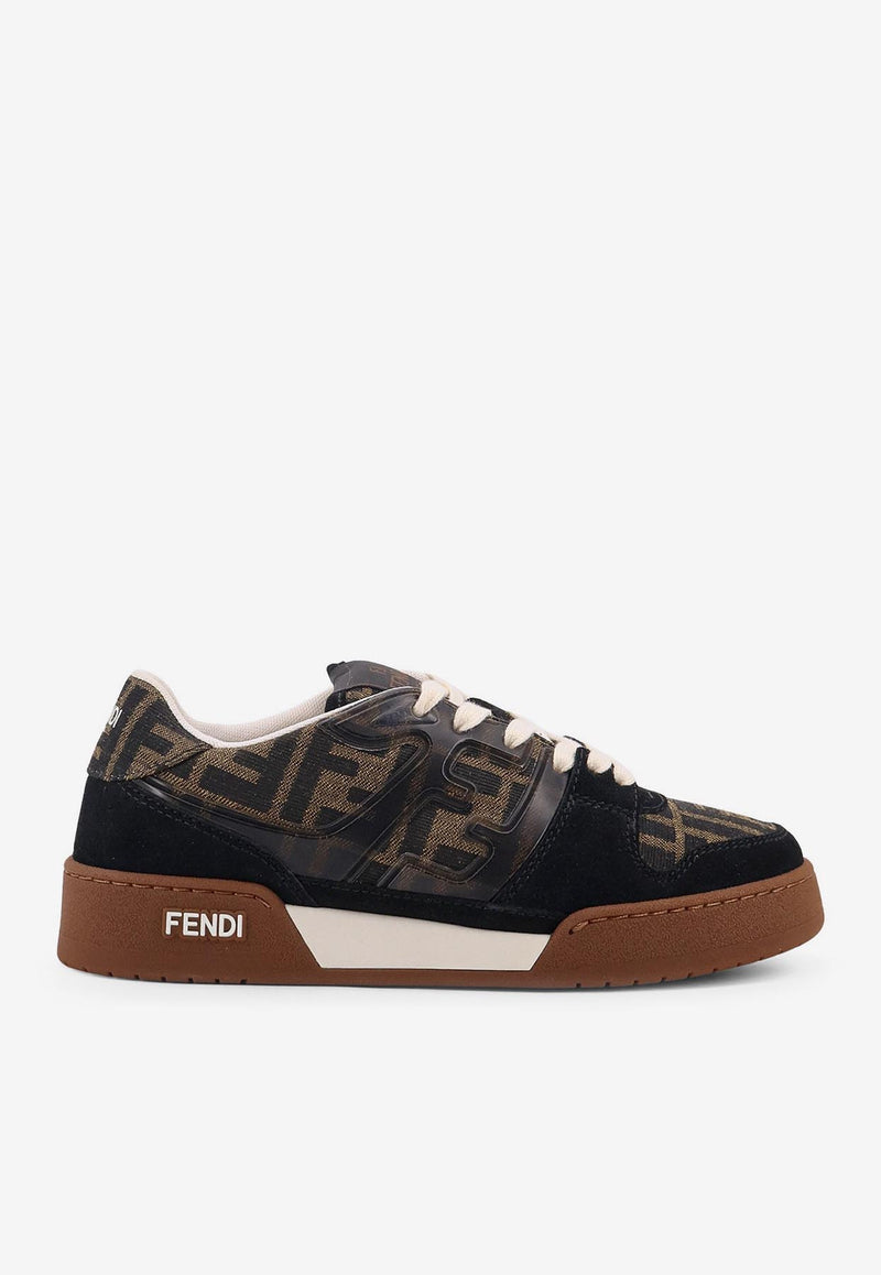 Fendi Match Monogram Low-Top Sneakers Brown 8E8470AQ6IF17JT_NERO+TAB.NER+BIANC_29851830