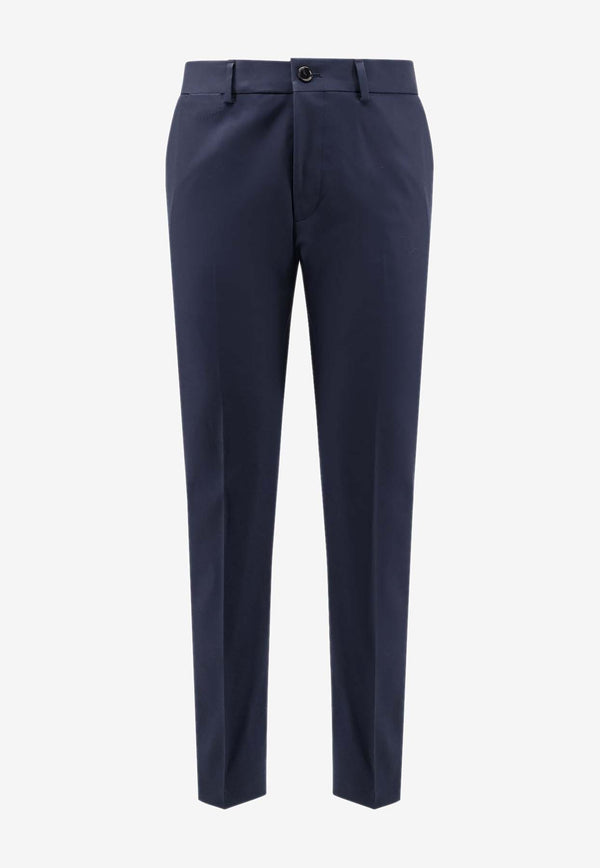 Hugo Boss Silk-Blend Pants Blue 50545652404_Blue_30010114