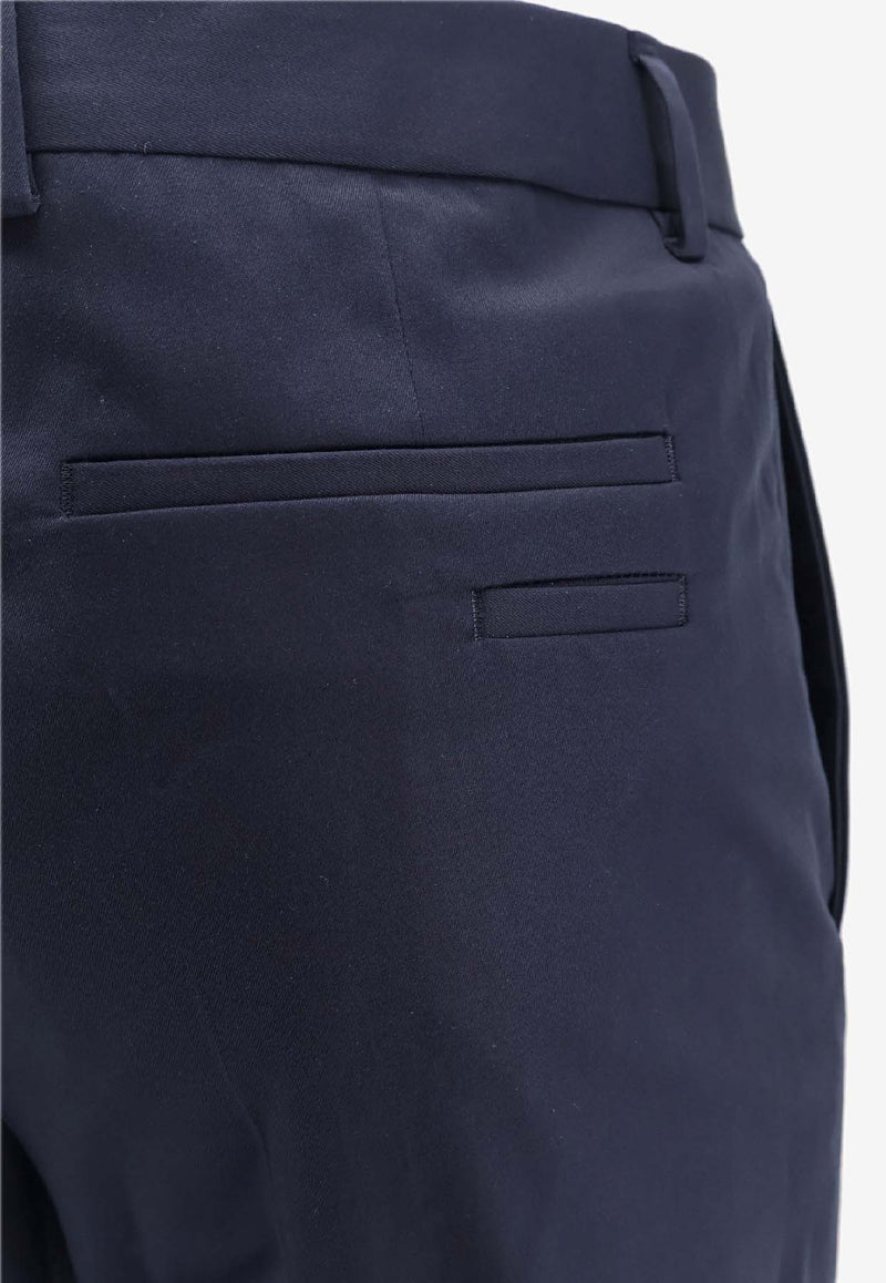 Hugo Boss Silk-Blend Pants Blue 50545652404_Blue_30010114