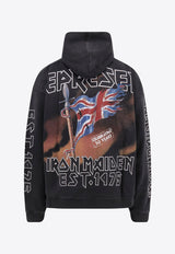Represent X Steed Iron Maiden Printed Hoodie Multicolor MLM10057704_STAINED BLACK_29840189