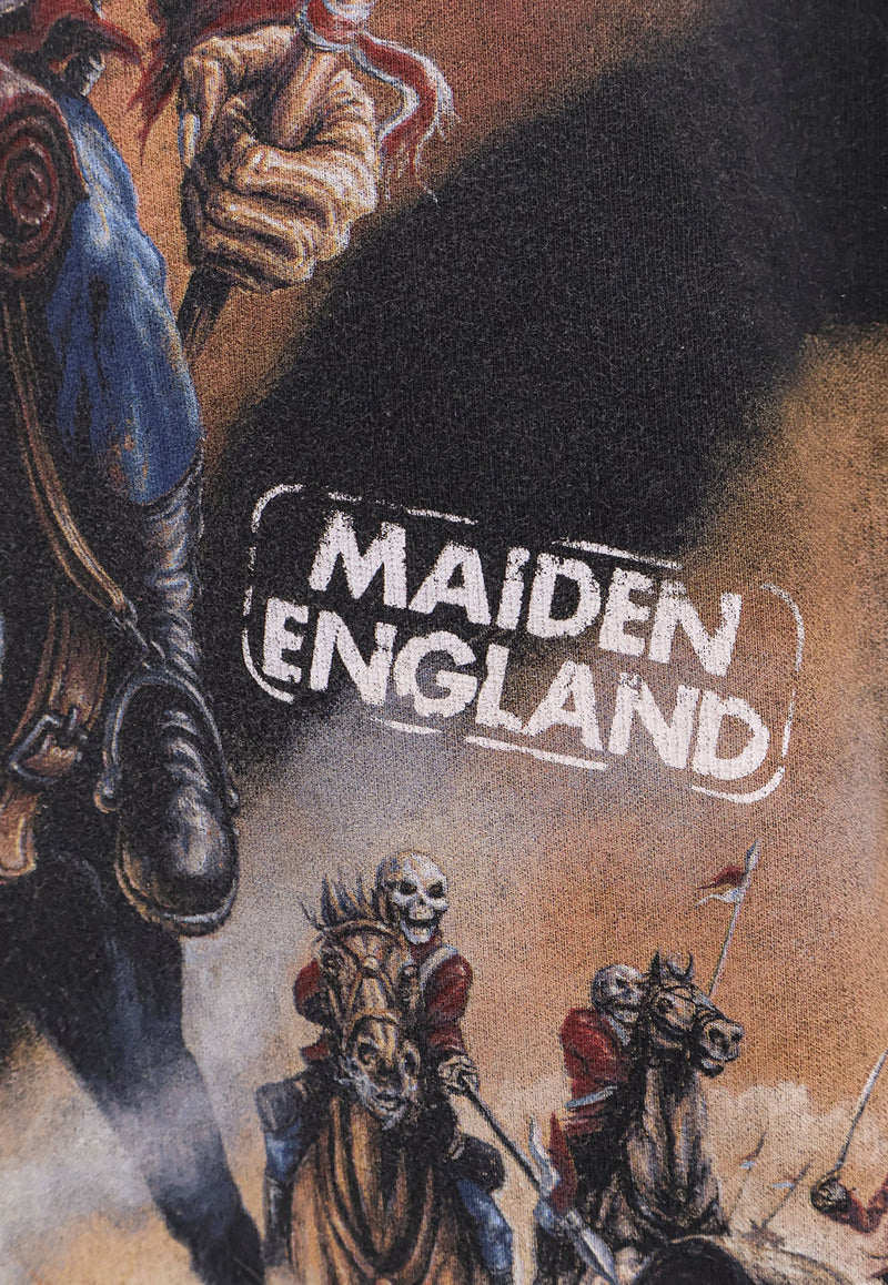 Represent X Steed Iron Maiden Printed Hoodie Multicolor MLM10057704_STAINED BLACK_29840189