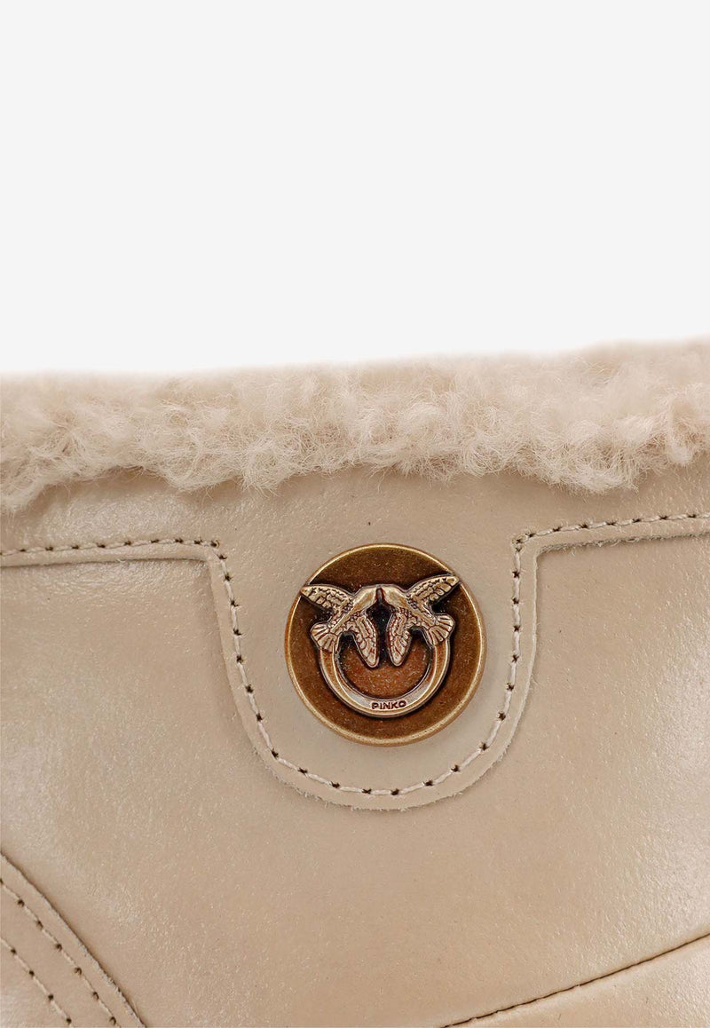 PINKO Yoko Leather Ankle Boots Beige SS0105P112O66_Beige_29838655