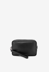 Kiton Ciro Paone Zip Leather Clutch Black UBA0011N0126901NERO_Black_29840707