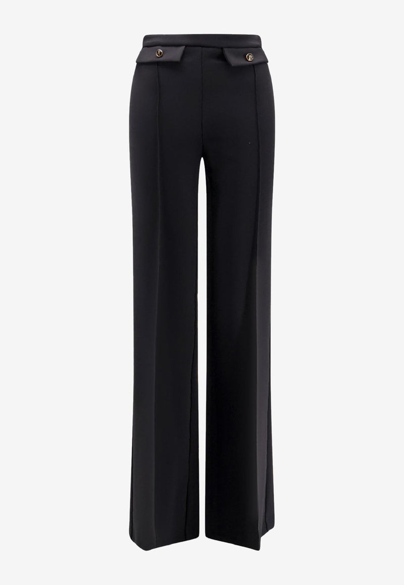 Elisabetta Franchi Straight-Leg Tailored Pants Black PA12156E2110_Nera_29840010