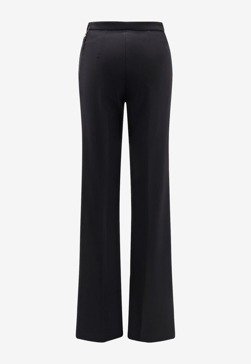 Elisabetta Franchi Straight-Leg Tailored Pants Black PA12156E2110_Nera_29840010