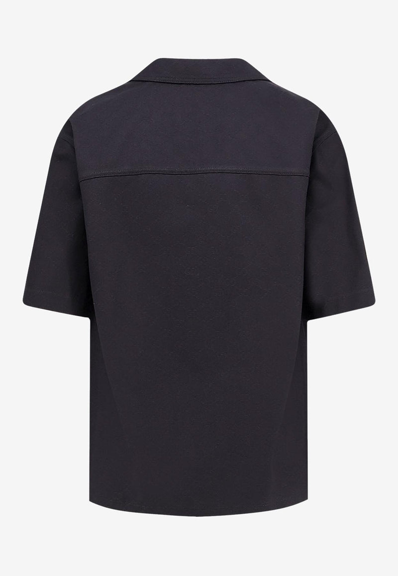 Gucci GG Jacquard Short-Sleeved Shirt Black 832581XDDCG1000_Black_29850616