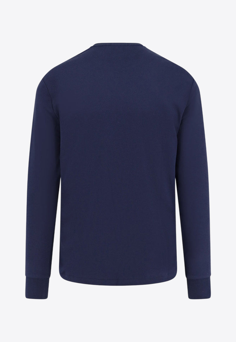 Polo Ralph Lauren Long-Sleeved Logo T-shirt Navy 710760121003_REFINED NAVY_29845241