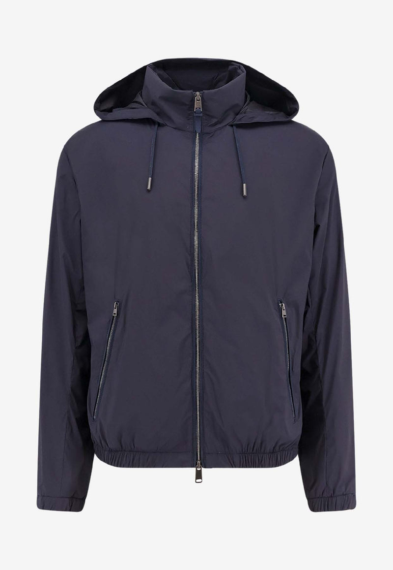 Hugo Boss Zip-Up Hooded Jacket Navy 50543510404_DARK BLU_30009532