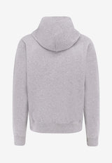 Gucci Faded Print Logo Drawstring Hoodie Gray 788771XJGKP1048_GREY MELANGE/RED_29850074