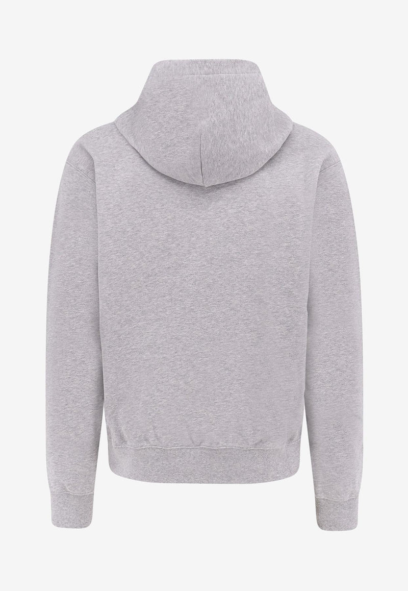 Gucci Faded Print Logo Drawstring Hoodie Gray 788771XJGKP1048_GREY MELANGE/RED_29850074