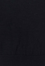 Hugo Boss Wool and Silk Crewneck Sweater Navy 50544808404_Blue_30008521