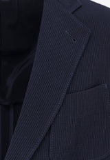 Giorgio Armani Single-Breasted Wool Blazer Blue GM000140TE10084UB115_Blue_29848323