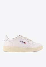 Autry Medalist Leather Low Sneakers  White AULMLL15WHT WHT_BIANCO BIANCO_29843014