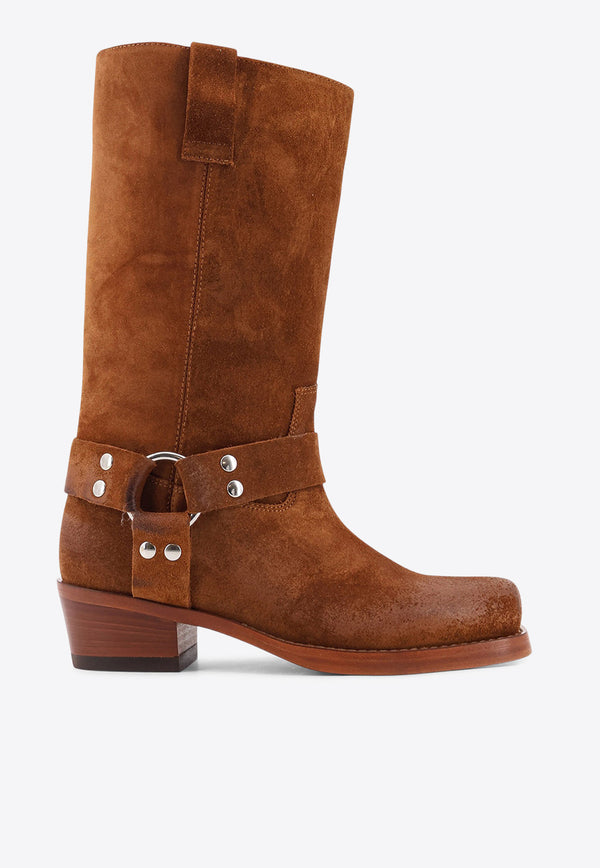 Paris Texas Waxed Suede Boots Brown PX662XWACSCOGNAC_Brandy_29878751