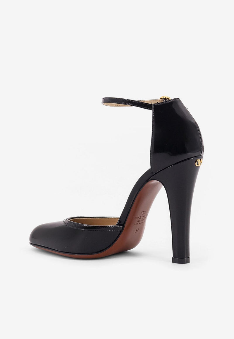 Valentino Hi Dolly 105 Patent Leather Pumps Black 7W2S0MI2ZJM0NO_Black_29844446