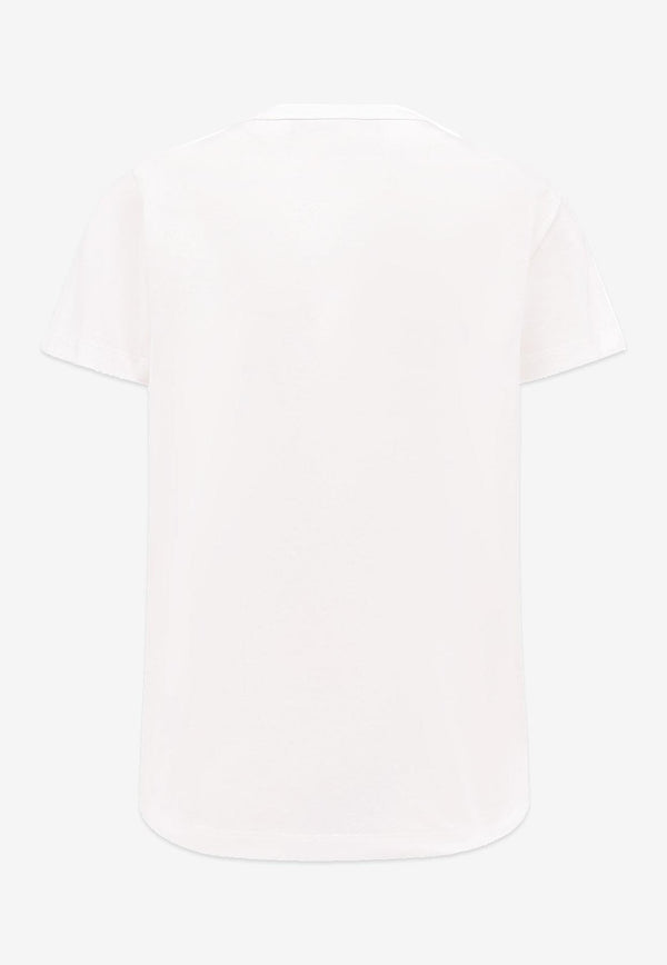 Valentino Le Chat De La Maison Printed T-shirt Ivory 7B3MG25J9LDA03_Ivory_29842716