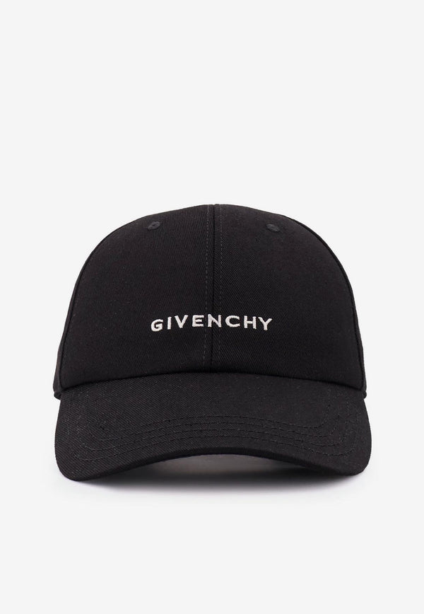Givenchy Logo Embroidered Baseball Cap Black BPZ0BWP0C4001001_Black_34275604