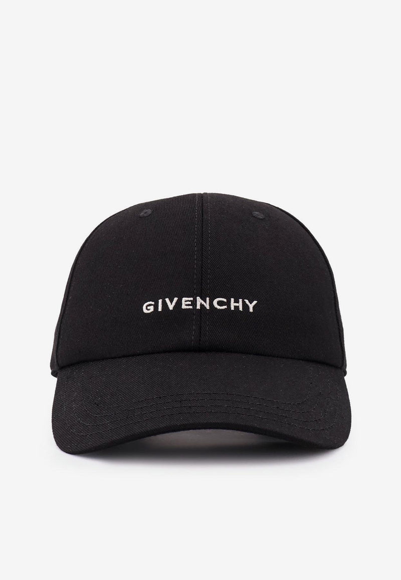 Givenchy Logo Embroidered Baseball Cap Black BPZ0BWP0C4001001_Black_34275604