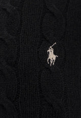 Polo Ralph Lauren Cable Knit Wool Blend Sweater Black 211971865005_POLO BLACK_29840230