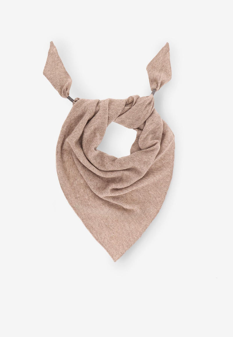 Brunello Cucinelli Cashmere Rectangular Scarf Beige MSCDFSW03PCIN37_Beige_29840188