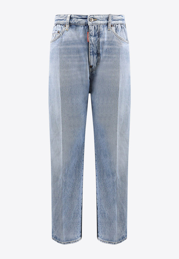 Dsquared2 London Bro Straight-Leg Jeans Blue S74LB1746S30839470_Blue_29839913