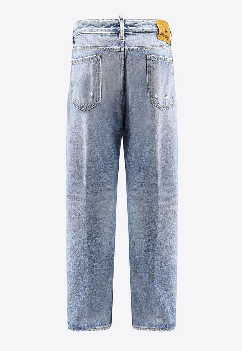 Dsquared2 London Bro Straight-Leg Jeans Blue S74LB1746S30839470_Blue_29839913