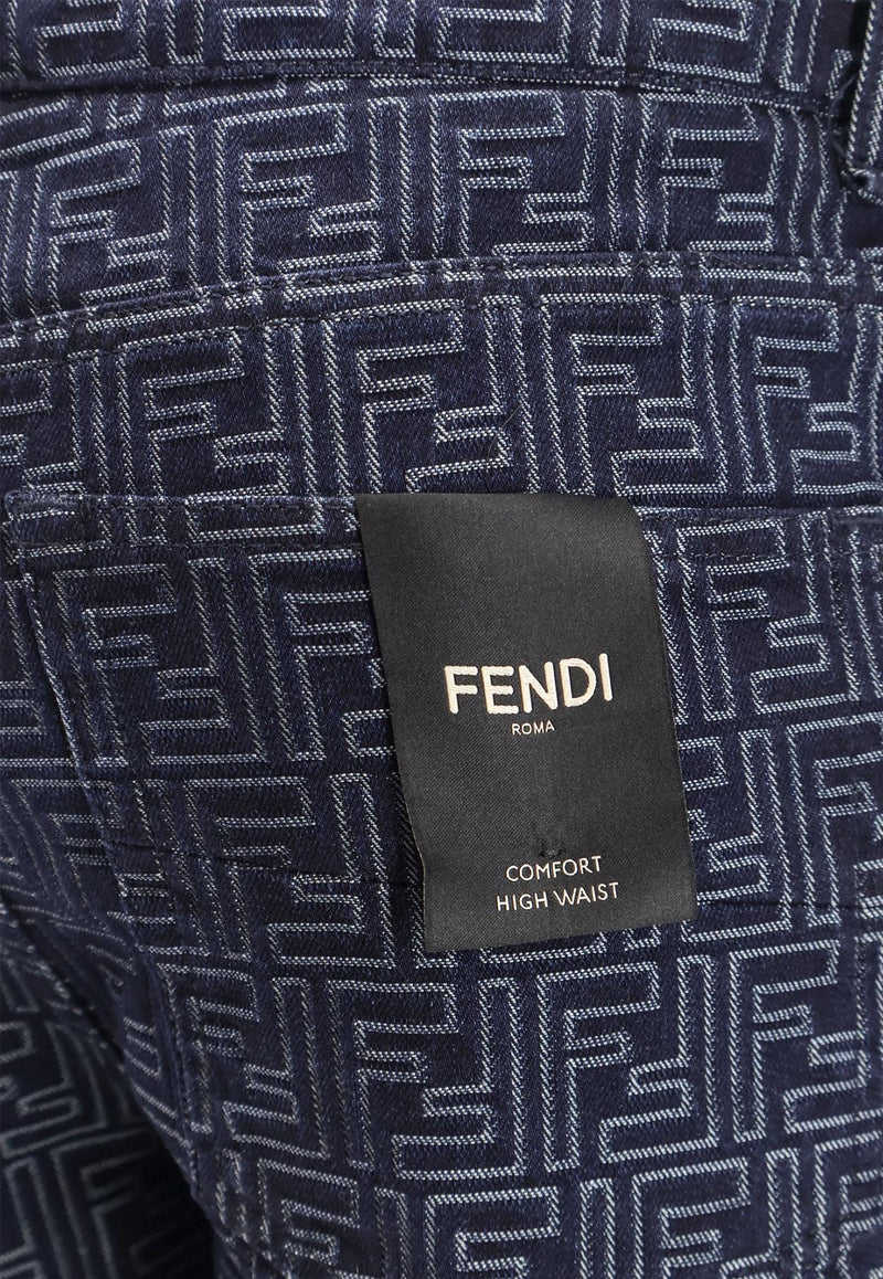 Fendi All-Over FF Denim Shorts Blue FLP369AUX4F0BUZ_Blue_29852261