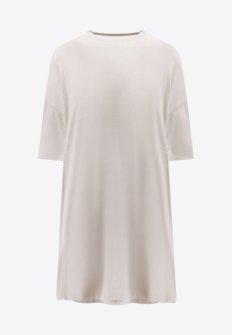 Balenciaga Semi-Fitted Mini T-shirt Dress Off-white 837569TSVE79012_DIRTY WHITE_29842224