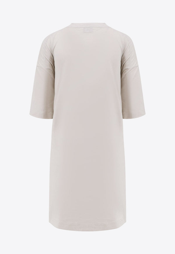 Balenciaga Semi-Fitted Mini T-shirt Dress Off-white 837569TSVE79012_DIRTY WHITE_29842224