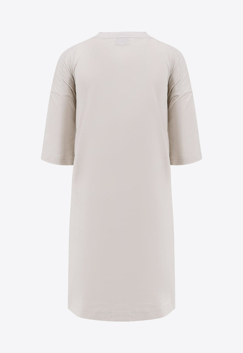 Balenciaga Semi-Fitted Mini T-shirt Dress Off-white 837569TSVE79012_DIRTY WHITE_29842224