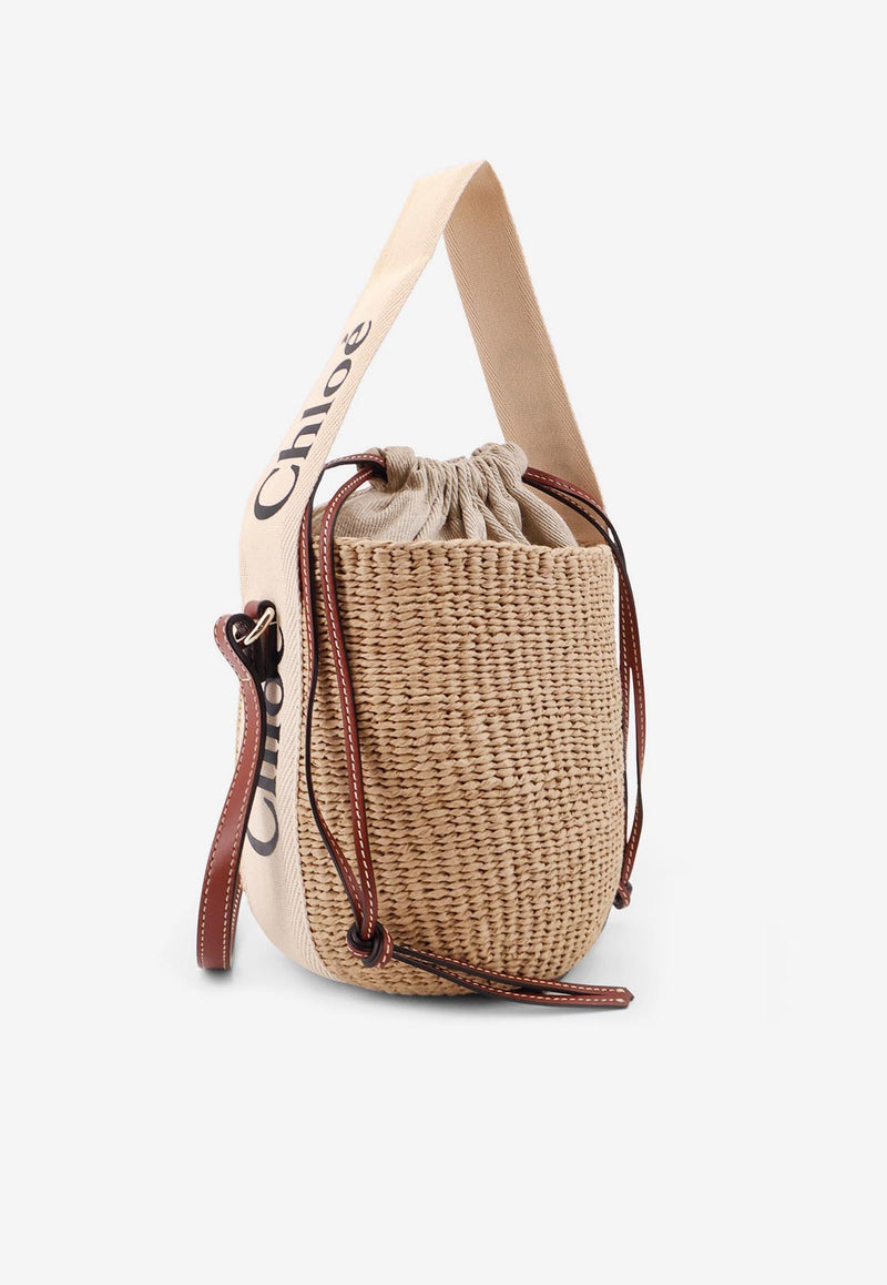 Chloé Woody Basket Bucket Bag White CHC22SS381G55101_White_29844348