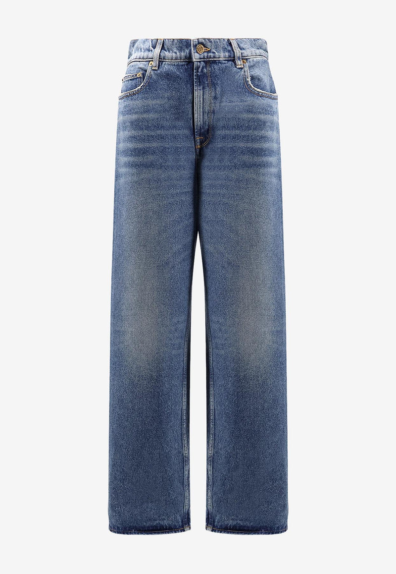 Golden Goose DB Essential Straight-Leg Jeans Blue GWP00844P00062150100_Blue_29857027