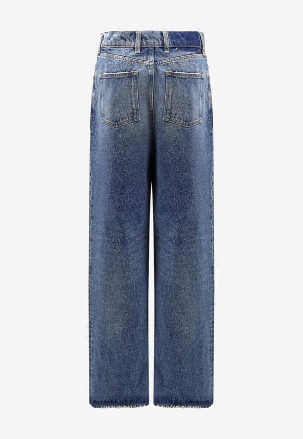 Golden Goose DB Essential Straight-Leg Jeans Blue GWP00844P00062150100_Blue_29857027
