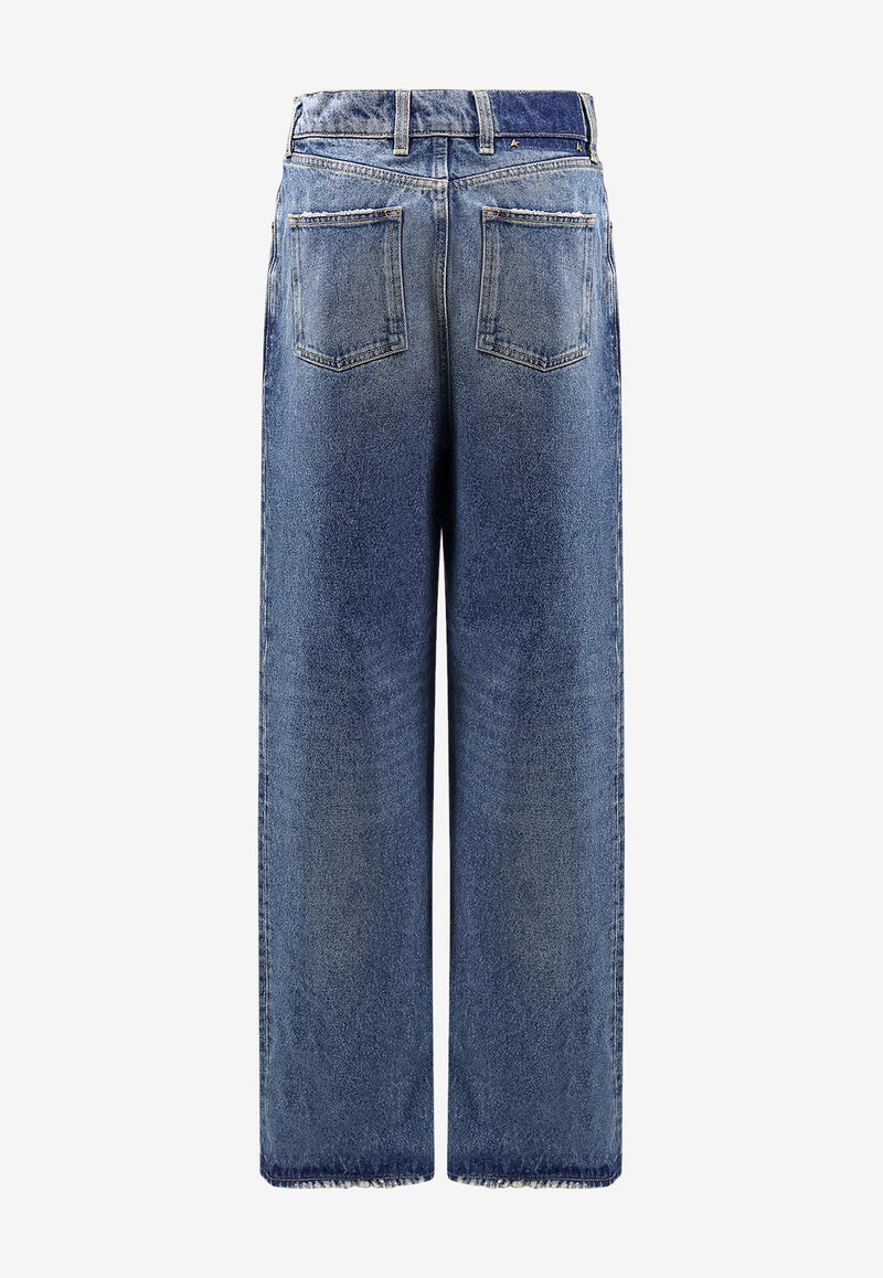 Golden Goose DB Essential Straight-Leg Jeans Blue GWP00844P00062150100_Blue_29857027