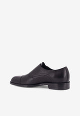 Hugo Boss Leather Monk Strap Shoes Black 50529115_001_OneColor_30897607